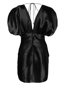 ROTATE Mini-jurk verfraaid met stras - Zwart
