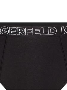 Karl Lagerfeld High waist slip - Zwart