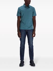 Emporio Armani Jersey poloshirt met geborduurd logo - Blauw