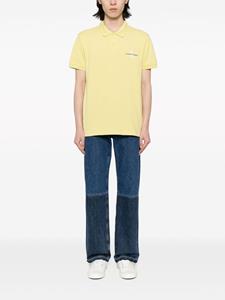 Calvin Klein Poloshirt met geborduurd logo - Geel