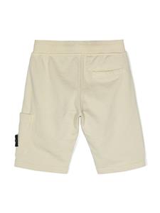 Stone Island Junior Jersey shorts met Compass-logopatch - Beige