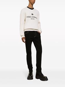 Dolce & Gabbana Jeans met contrasterend stiksel - Zwart