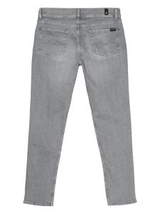 7 For All Mankind Mid waist slim-fit jeans - Grijs