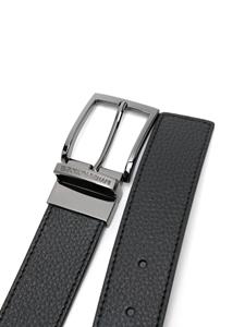 Emporio Armani reversible leather belt - Zwart