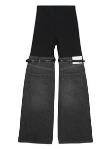 Coperni Hybrid flared jeans - Zwart