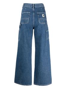 Carhartt WIP Jeans met wijde pijpen - Blauw