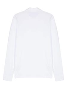 James Perse jersey longsleeved polo shirt - Wit