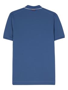 Zegna Poloshirt met geborduurd logo - Blauw