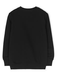 Moschino Kids Sweater met tekst - Zwart