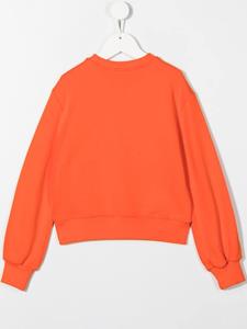 MSGM Kids Sweater met logo - Oranje