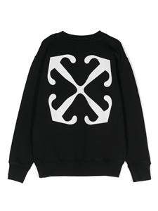 Off-White Kids Sweater met Arrows-print - Zwart