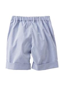 Familiar Shorts met decoratieve knoop - Blauw