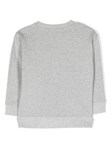 Stella McCartney Kids Katoenen sweater met logoprint - Grijs