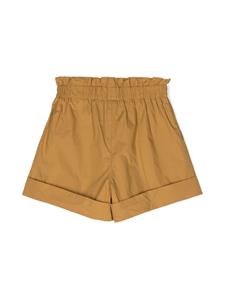 Moschino Kids Katoenen shorts met geborduurde teddybeer - Geel