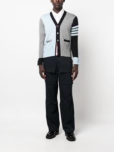 Thom Browne Vest met 4-bar strepen - Blauw