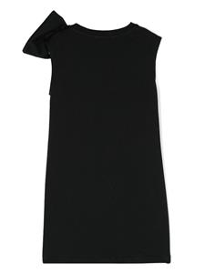 Balmain Kids Katoenen jurk met strikdetail - Zwart