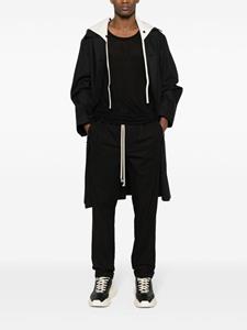 Rick Owens Forever Drawstring broek met verlaagd kruis - Zwart