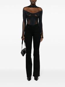 Mugler Flared jeans - Zwart