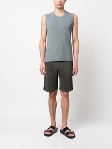 Homme Plissé Issey Miyake Geribbelde tanktop - Grijs