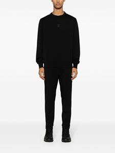 C.P. Company Sweater van stretch-katoen - Zwart