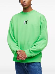 Karl Lagerfeld Jeans Sweater met logoprint - Groen