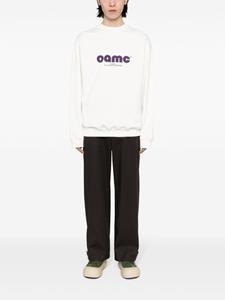 OAMC Sweater met logoprint - Wit