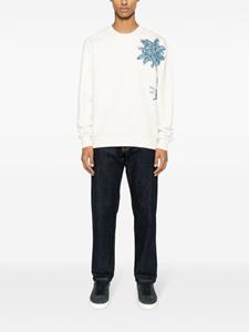 Orlebar Brown Stevenson sweater met palmboomprint - Beige
