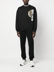 Just Cavalli Sweater met logoprint - Zwart