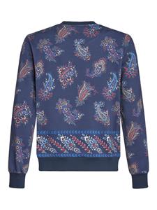 ETRO Sweater met paisley-print - Blauw