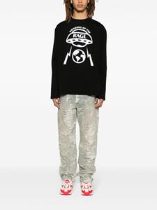 MEMBERS OF THE RAGE Katoenen sweater met print - Zwart