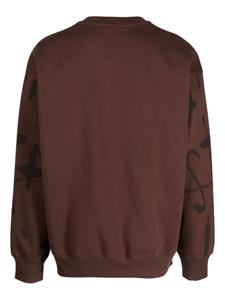 Izzue Sweater met print - Bruin