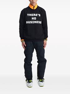 Aztech Mountain Sweater met tekst - Zwart