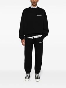 COLE BUXTON Sweater met logoprint - Zwart