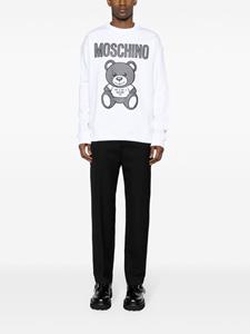 Moschino Sweater met logoprint - Wit