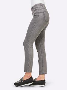 Push-up jeans in light grey-denim van heine
