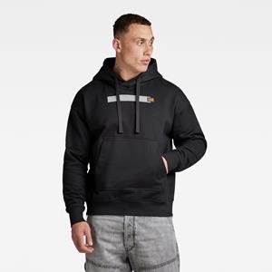 G-Star RAW Flight Deck Loose Hooded Sweater - Zwart - Heren