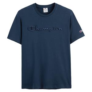 Champion T-shirt met korte mouwen, geborduurd groot logo