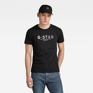 G-Star RAW Multi Logo Graphic T-Shirt - Zwart - Heren