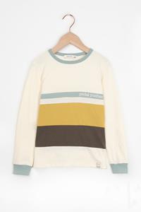 Sissy-Boy Wit Colourblock Longsleeve T-shirt