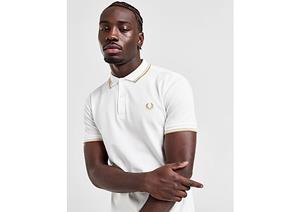 fredperry Fred Perry - Twin Tipped Snow White/Oatmeal/Warm Stone - Polo