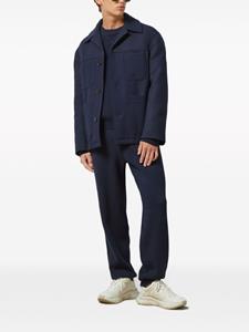 Gucci Kasjmier trui met geborduurd logo - Blauw