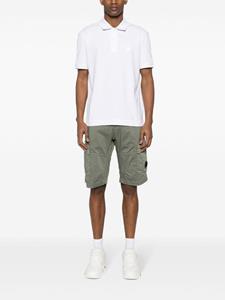 C.P. Company Lens-detail cargo shorts - Groen