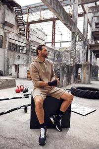 JP1880 Sweatshirt Hoodie Fitness Sweat Kapuze Raglan-Langarm