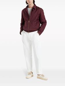 Brunello Cucinelli Ribgebreide top - Grijs