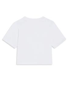 Ralph Lauren Kids logo-embroidered cotton T-shirt - Wit