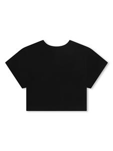 SONIA RYKIEL ENFANT T-shirt met logoprint van biologisch katoen - Zwart