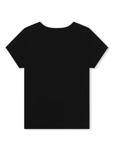 SONIA RYKIEL ENFANT Katoenen T-shirt met logo - Zwart