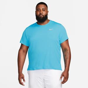 Nike Hardloopshirt Dri-FIT UV Miller - Blauw/Zilver