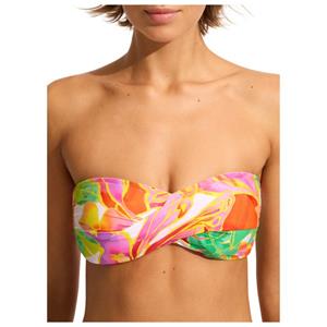 Seafolly  Women's Wonderland Twist Bandeau - Bikinitop, oranje