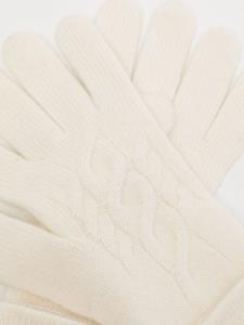 N.Peal Kasjmier handschoenen - Wit